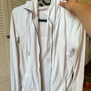 Lululemon Define Zip Up Hoodie | Off White | Size 4